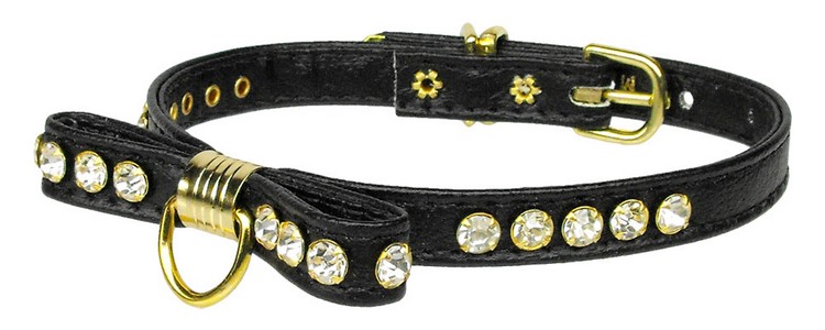 Bow Collar Black 14